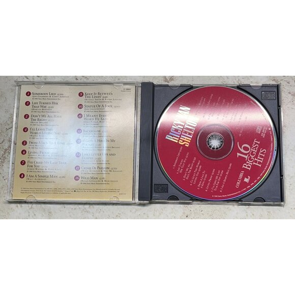 Ricky Van Shelton 16 Biggest Hits CD Country Hole in My Pocket Somebody Lied - Picture 2 of 6